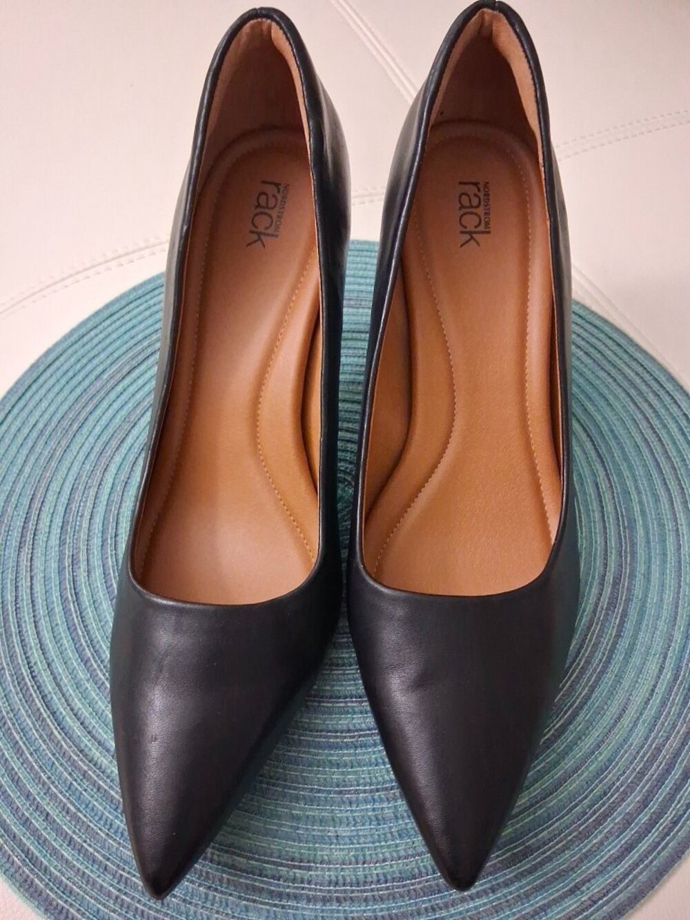 Nordstrom Rack Paige Real Leather Pointed Toe Comfort Pumps